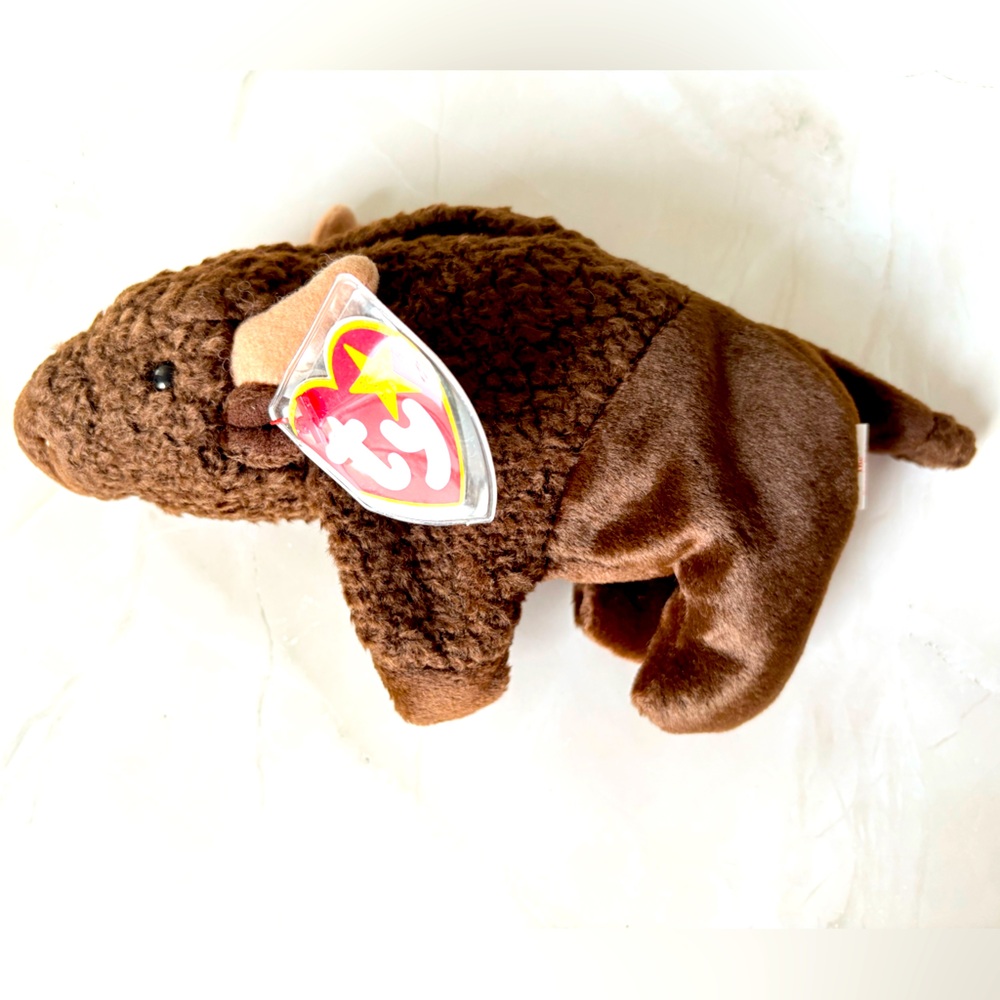 TY Beanie Baby Roam Buffalo 1998 Plush Stuffed Animal Toy Mint w/ Tags Retired